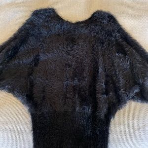 Black mohair sweater